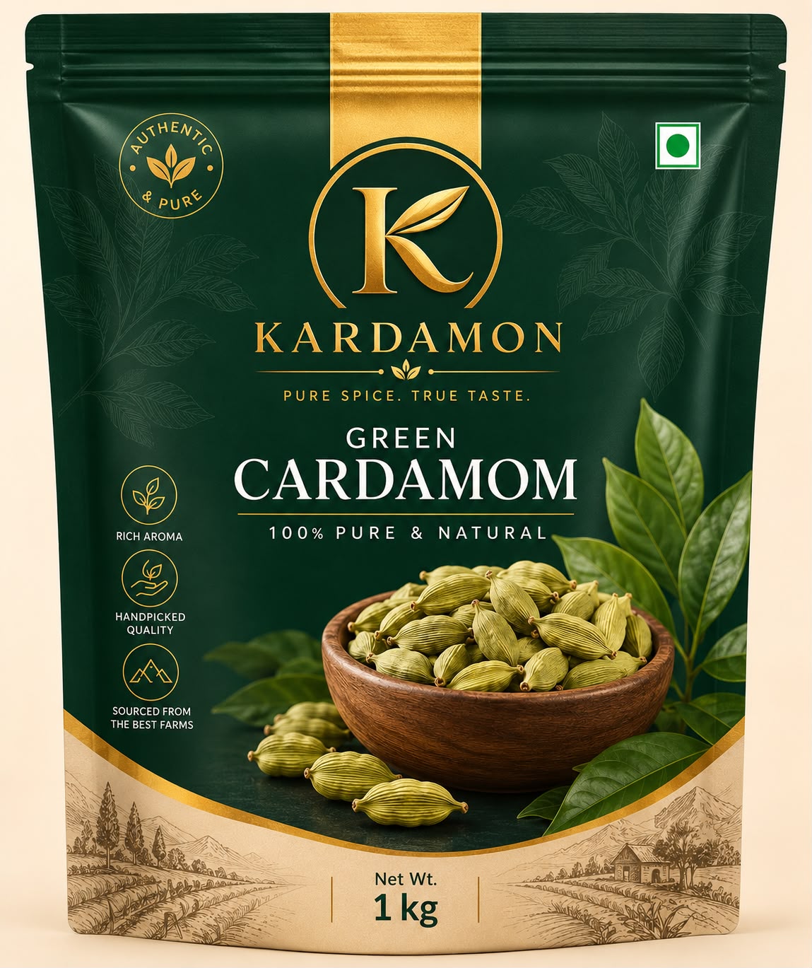 Premium Green Cardamom (5-7 mm)